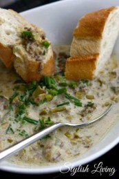 Hack-Lauchcreme-Suppe