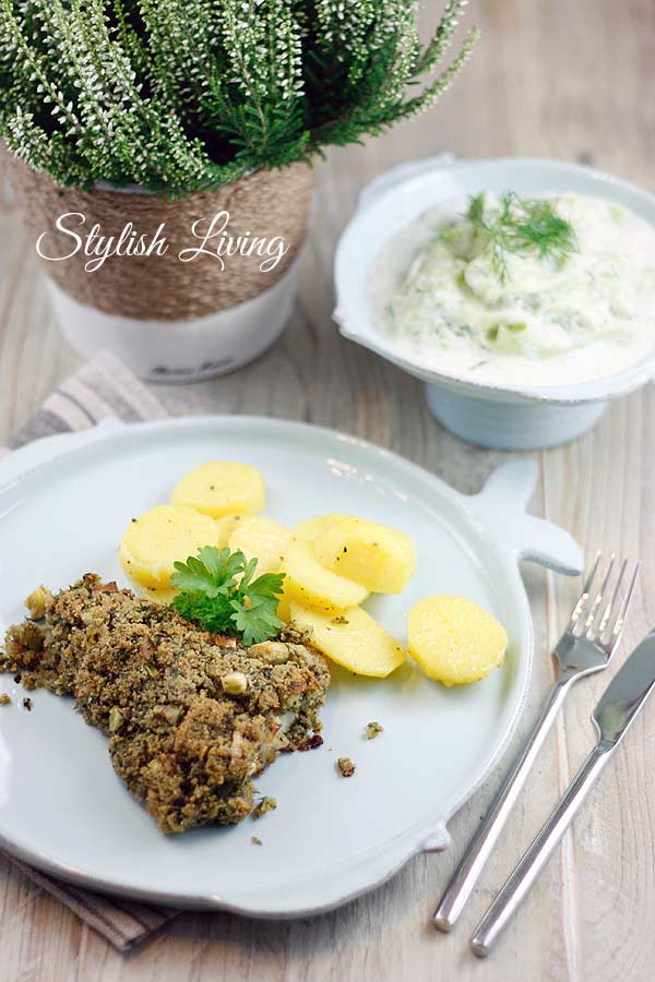 Seelachs Bordelaise mit Gurkensalat à la Tim Mälzer - Stylish Living