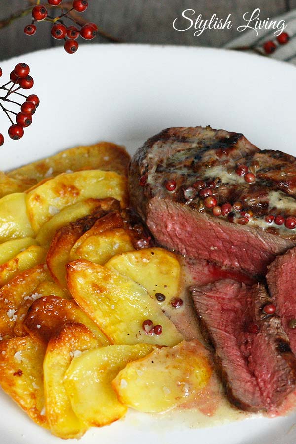 Rinderfilet mit Pfeffer-Whisky-Sauce + Buchvorstellung Donna Hay &amp;quot;Die ...