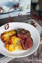 Rinderfilet mit Pfeffer-Whisky-Sauce