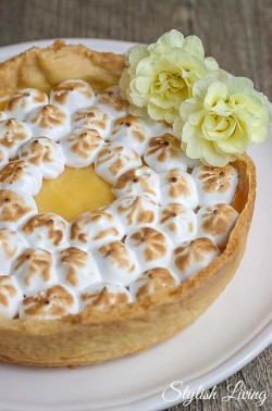 Tarte au citron mit Baiserhaube
