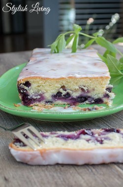 Buttermilchkuchen mit Blaubeeren