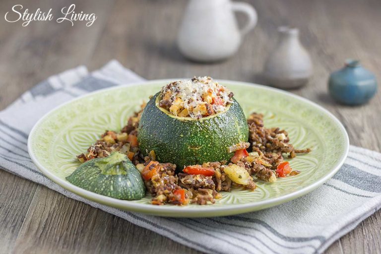 Rondini mit Hackfleisch und Schafskäse gefüllt - Stylish Living