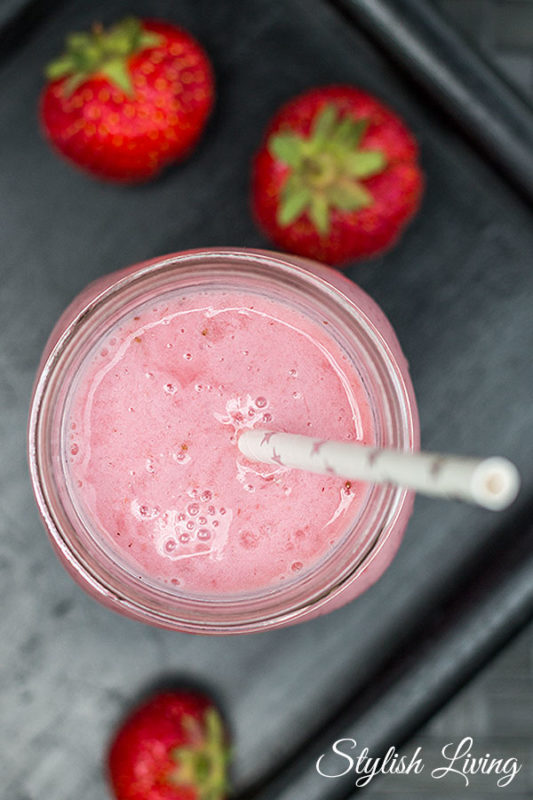 Oberleckere Erdbeermilch - Stylish Living Oberleckere Erdbeermilch - Stylish Living