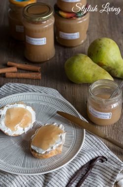 Birnenmarmelade mit Zimt und Vanille