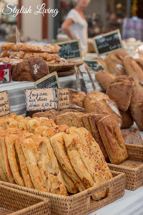 Brot auf dem Markt von Saint-Rémy-de-Provence