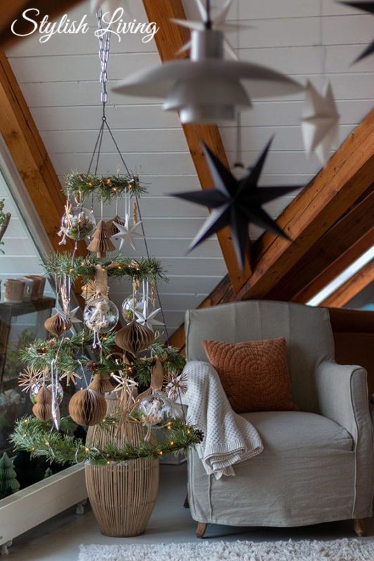 Weihnachtsbaum in rot/weiß Stylish Living