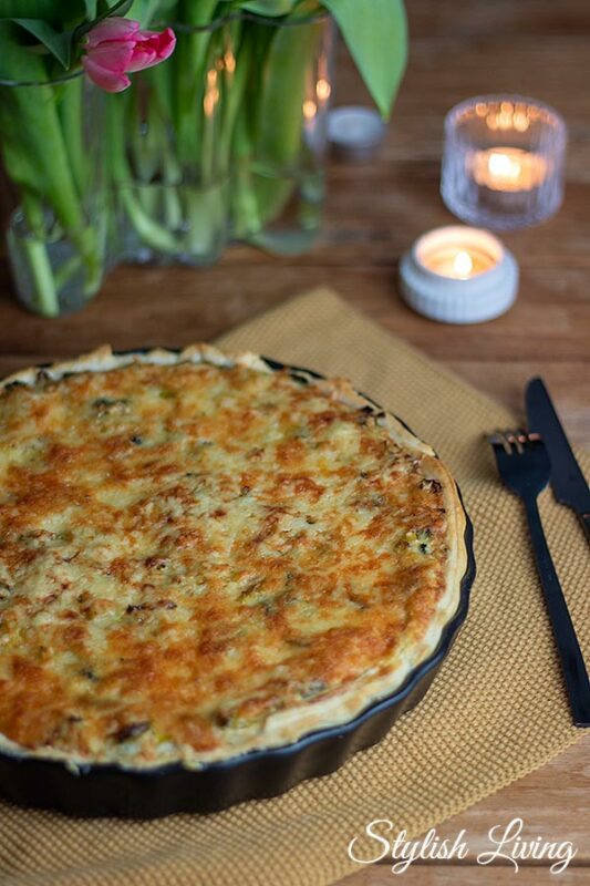 Vegetarische Gemüsequiche mit Blätterteig - Stylish Living